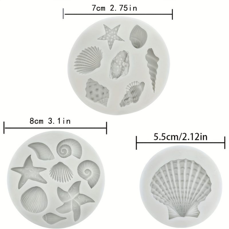 3pcs/set, Shell Mold Set, Irre - Candle Making Kits review and price