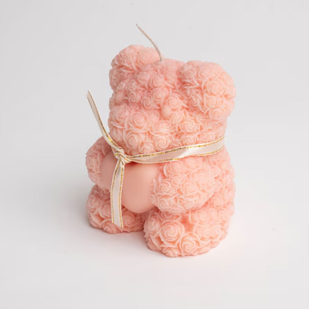 Teddy Bear Heat Rose Silicone  - Candle Making Kits review and price