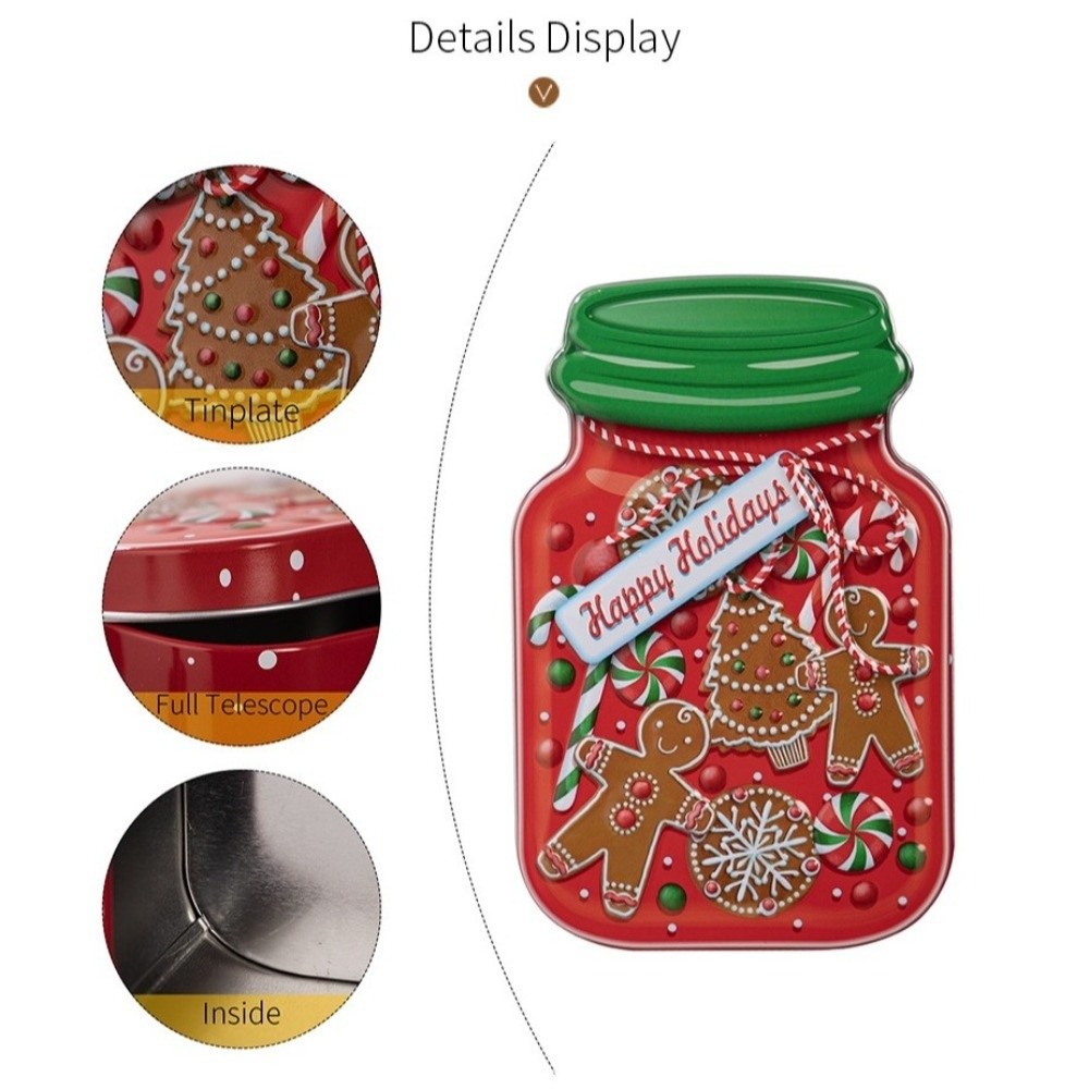 Portable Metal Christmas Tin B - Tin Container Lid review and price