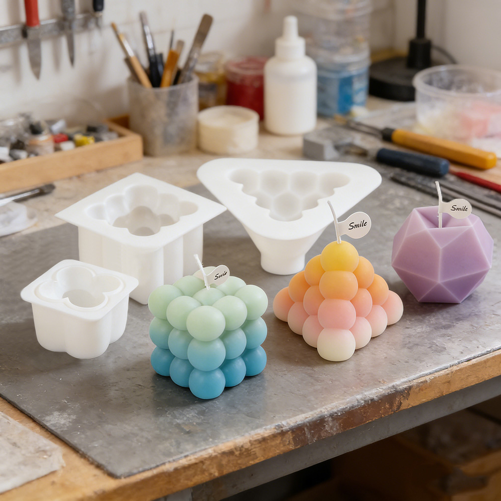 3D Bubble Cube Silicone Candle - Candle Making Kits review and price